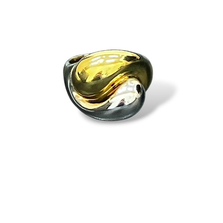 【コンビ ハーフリング】K18 18金 750 Pt900 プラチナ900