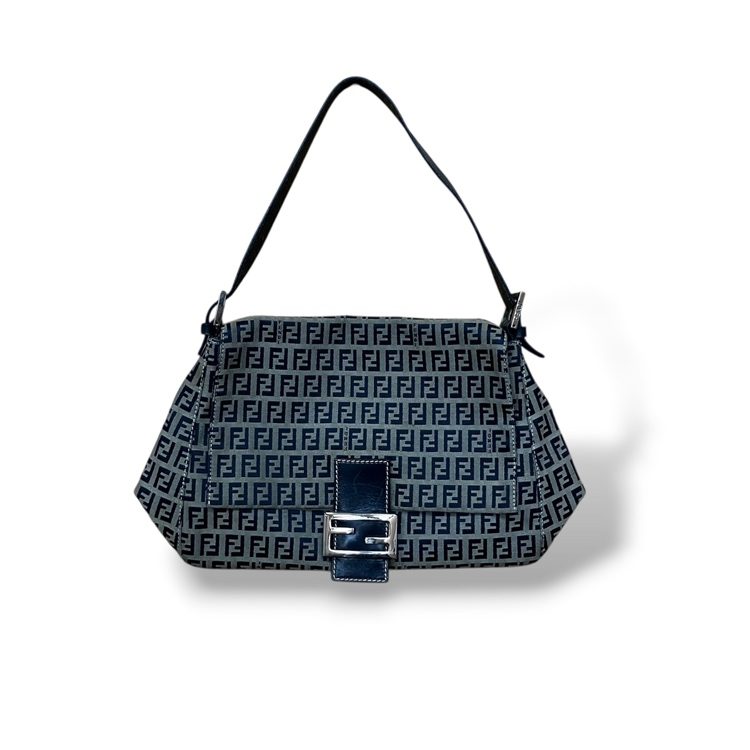 【ズッキーノ柄 マンマバゲット ショルダー】FENDI【Bランク】