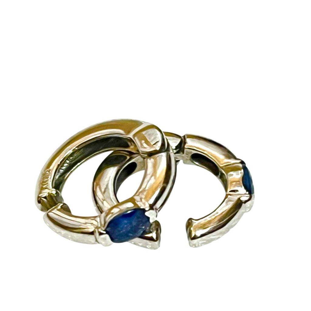 K14WG　14金ホワイトゴールド　K14　14金　585　石付　イヤリング　アクセサリー　貴金属