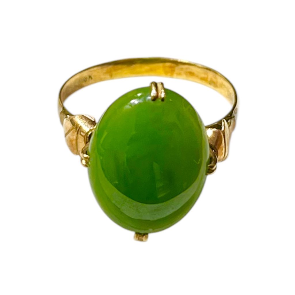 K18 18金 翡翠 リング