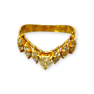 K18 メレダイヤ リング