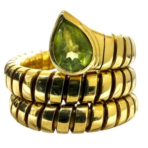 ブルガリ　セルペンティ　トゥボガス　リング　指輪　K18　18金