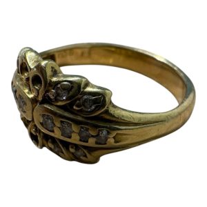 K14 メレダイヤ付き リング