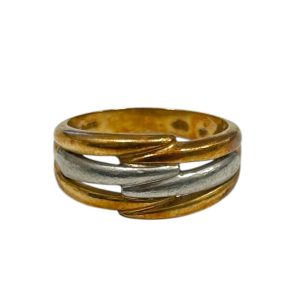 K18/Pt900　コンビリング