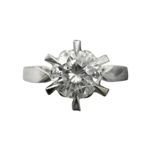 【ラウンドブリリアントカット ダイヤモンド リング】Pt900 プラチナ900