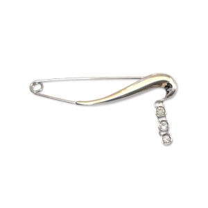 Pt850 メレダイヤ ブローチ