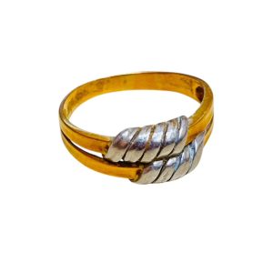 K18/Pt850　金　プラチナ　リング