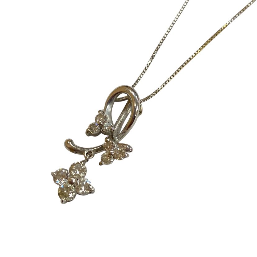 Pt850 ダイヤモンド ネックレス