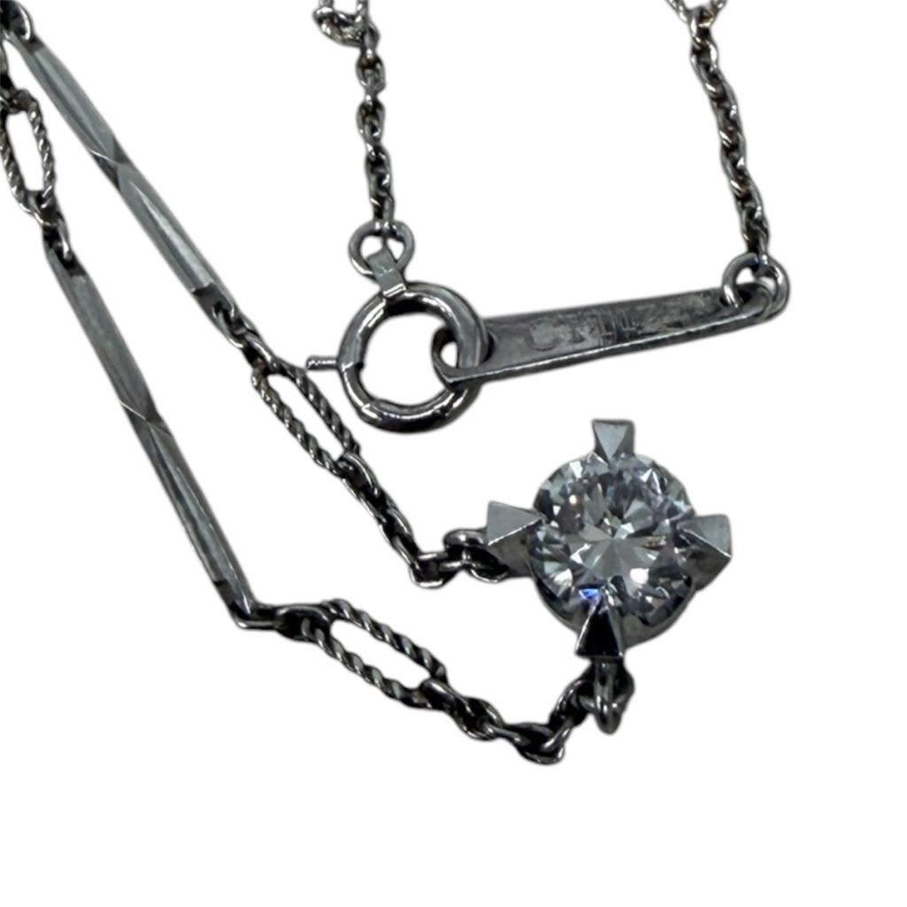 Pt850 ネックレス 大粒ダイヤモンドのお買取り