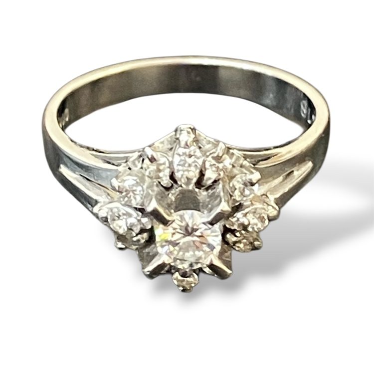 【ダイヤモンド メレダイヤ リング】Pt900 プラチナ900