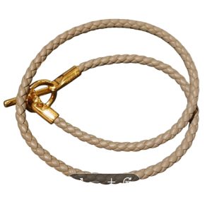 エルメス グレナン ドゥブルトゥール レザーブレスレット HERMES