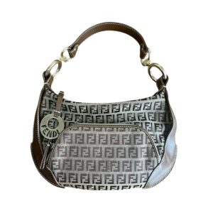 FENDI　フェンディ　ズッカ柄　マンマバケット　バッグ