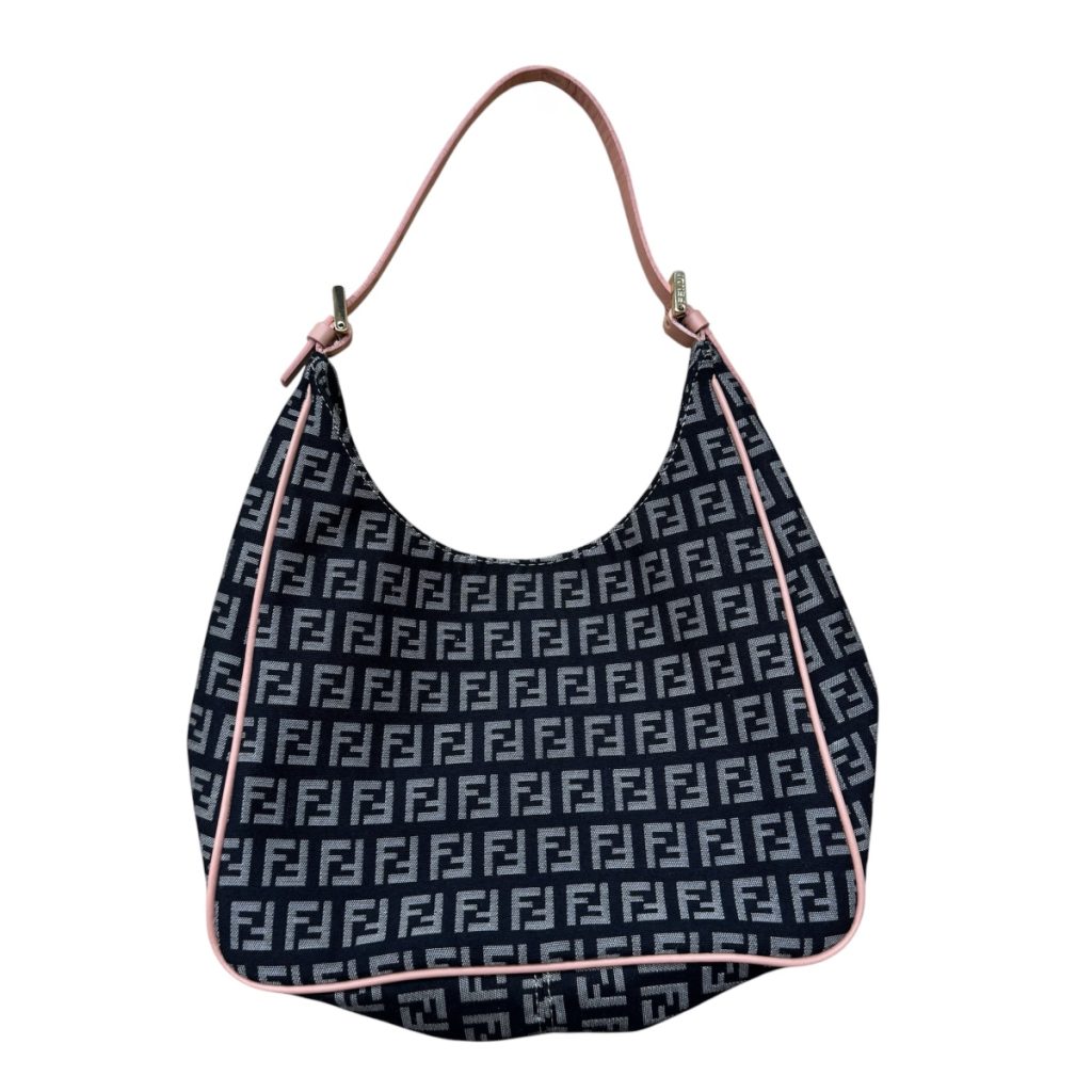 【ズッキーノ柄 ショルダーバッグ】FENDI【Bランク】