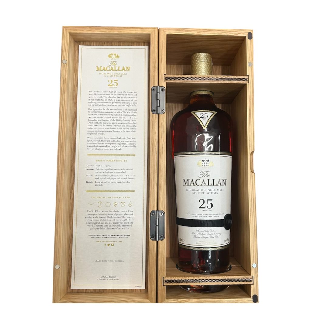 マッカラン25年 シェリーオーク 箱完備品