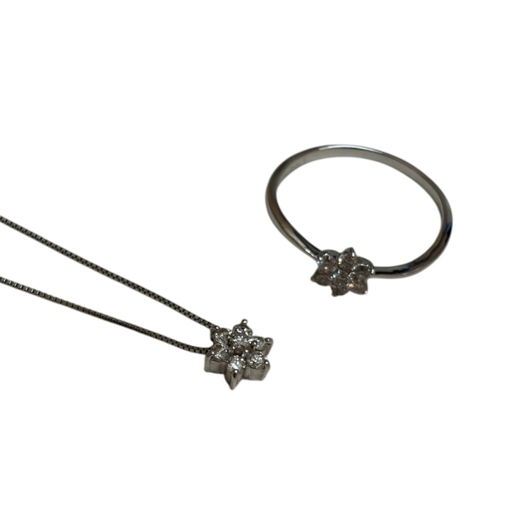 K14WG ネックレス＆リング