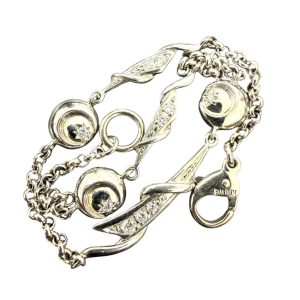 K18WGブレスレット　18金　ホワイトゴールド