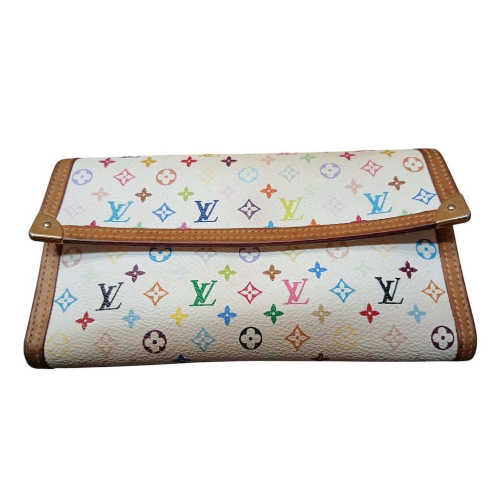 ルイ・ヴィトン　モノグラム マルチカラー ポルトトレゾール インターナショナル