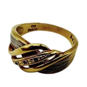 K18×PT900リング