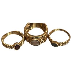 K18 18金 リング 指輪 3点 おまとめ ジュエリー 山形市