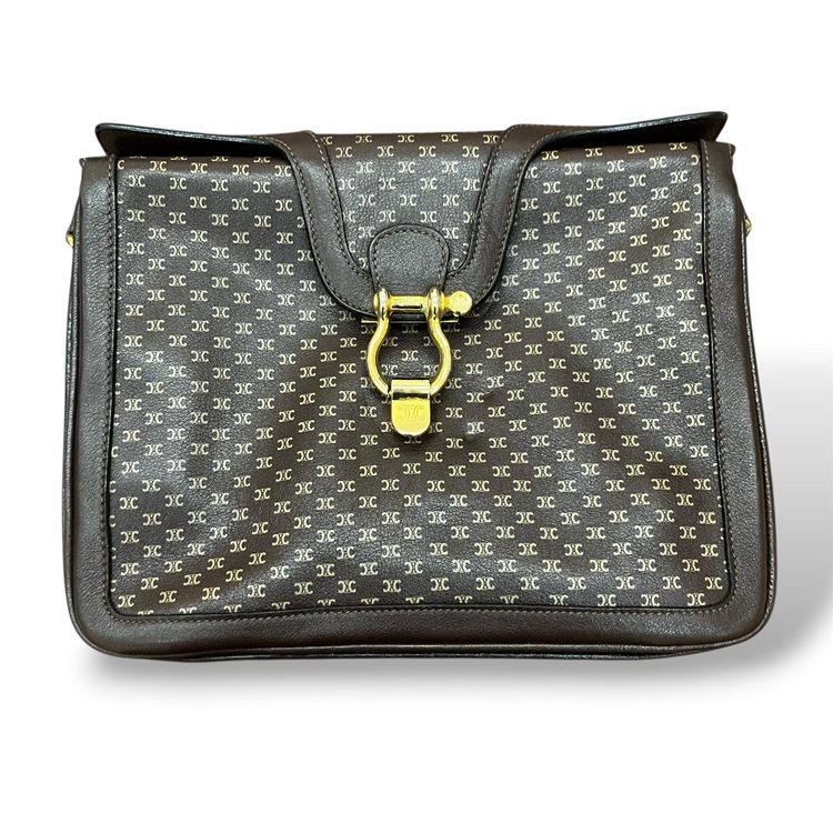 【トリオンフ ヴィンテージ ショルダーバッグ】CELINE【Bランク】