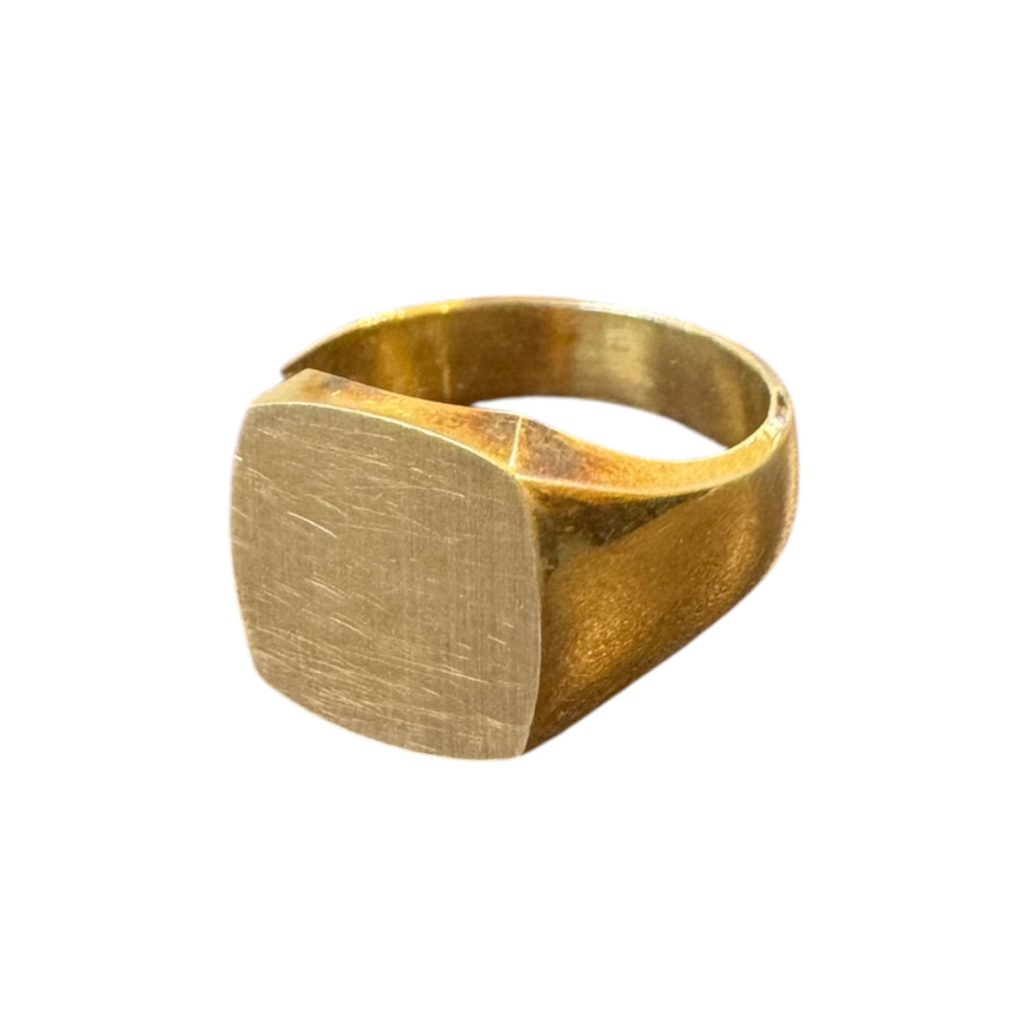 K24 24金 純金 印台 リング