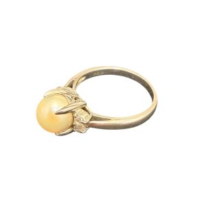 Pt900 プラチナ パール付きリング