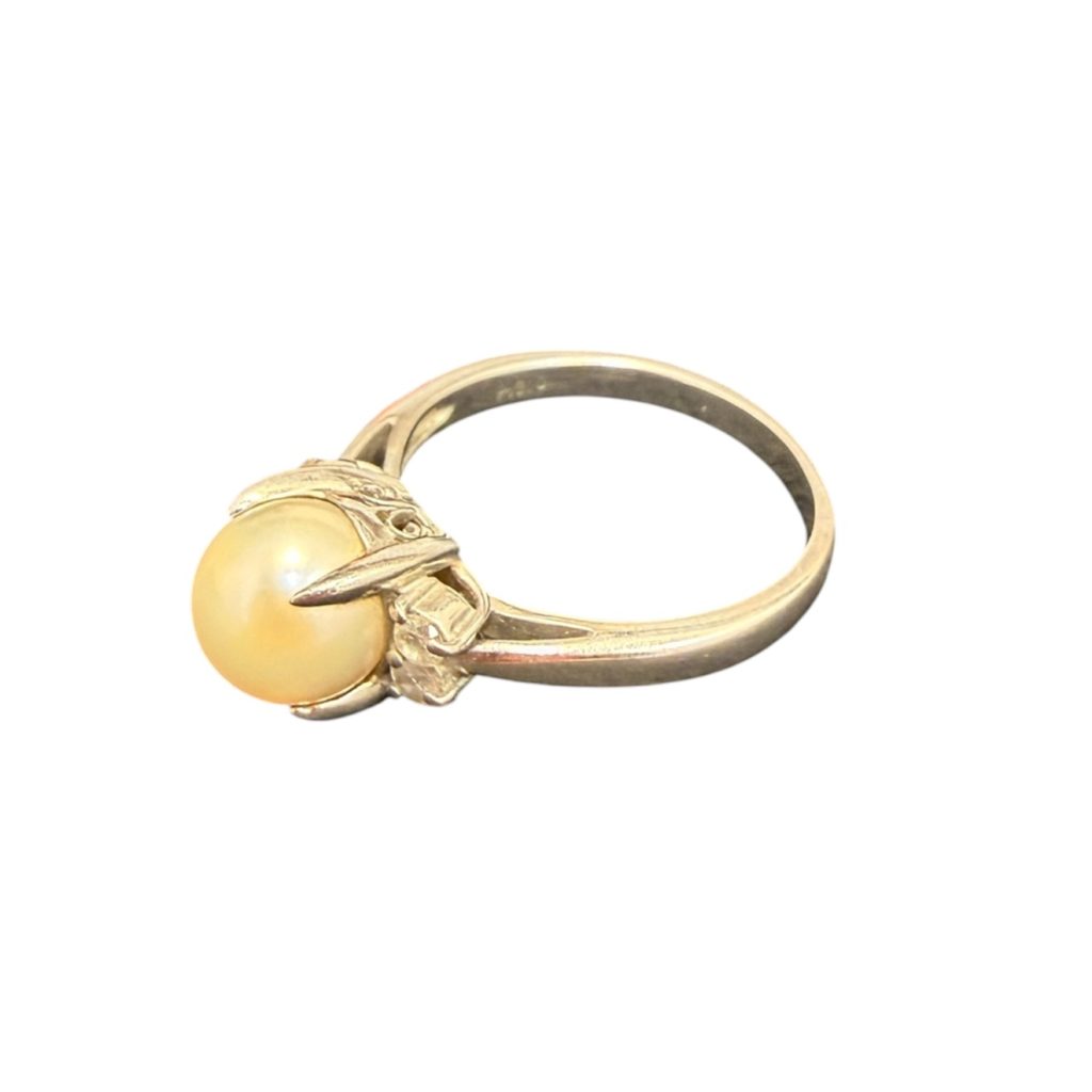 Pt900 プラチナ パール付きリング