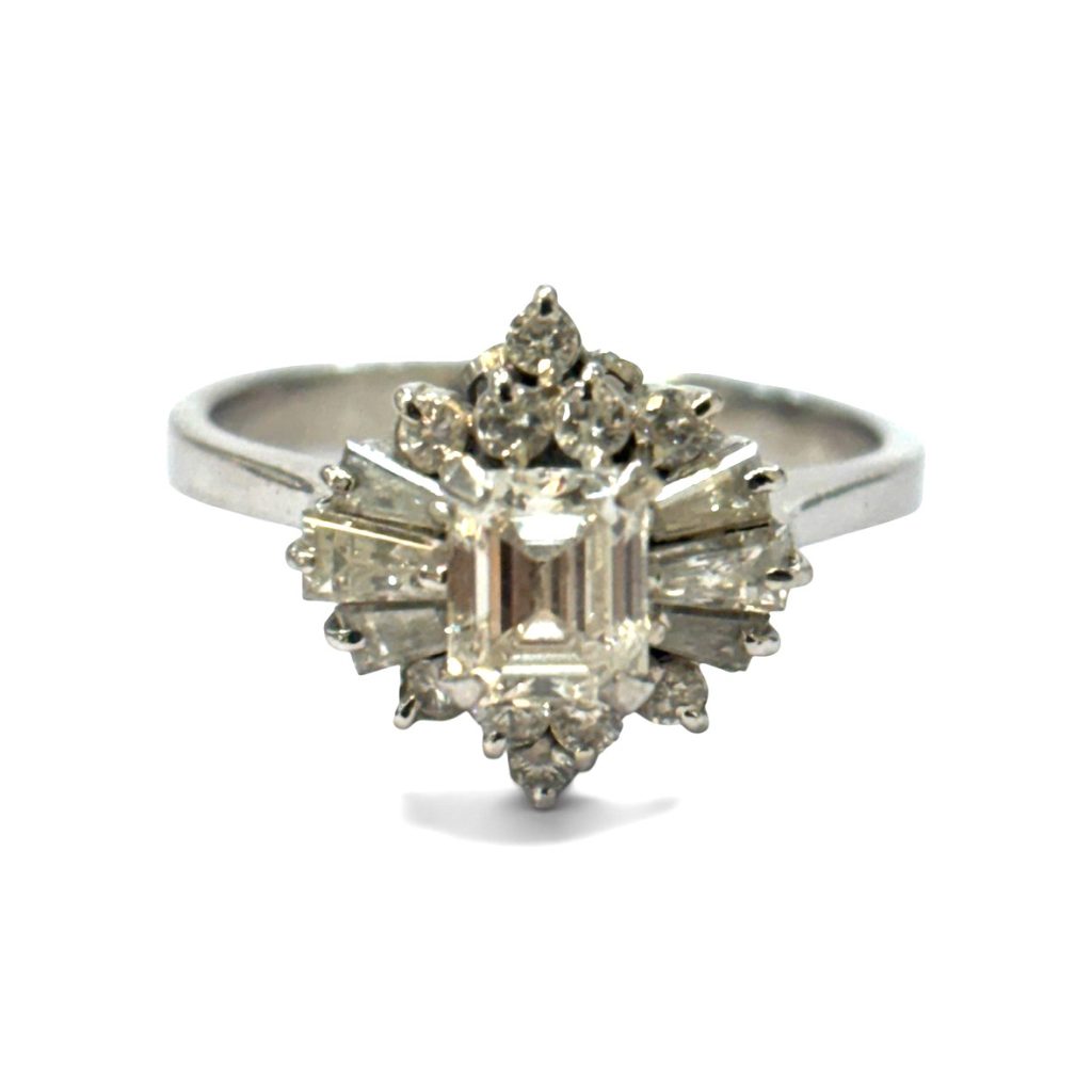 Pt900 プラチナ ダイヤモンド リング ジュエリー 指輪