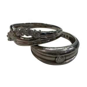 Pt900(プラチナ900)　メレダイヤ　リング