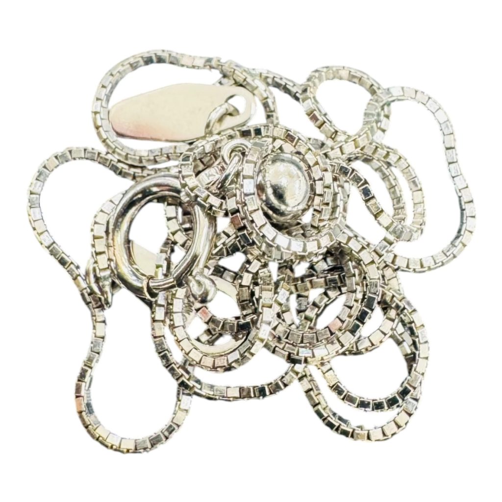 K18WG ホワイトゴールド ベネチアンチェーン 18金