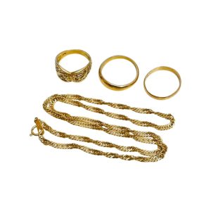 K18　18金　リング　ネックレス　おまとめ