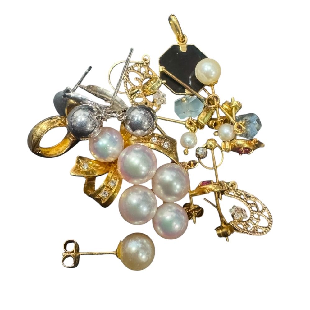 K18(18金)/K18WG(18金ホワイトゴールド)　ピアスおまとめ