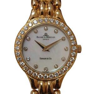 【ブランド時計高価買取‼】Baume & Mercier Tiffany＆Co. 金無垢時計　ボーム＆メルシエ ティファニー ブランド時計