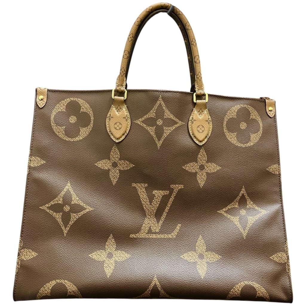 ルイヴィトン M44576 オンザゴーGM モノグラムジャイアント リバース トートバッグ
