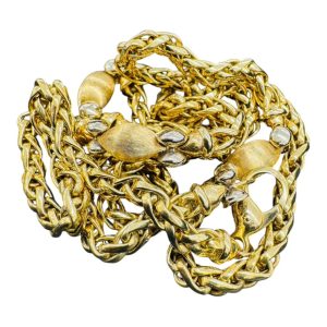 K18 18金 デザインネックレス 750