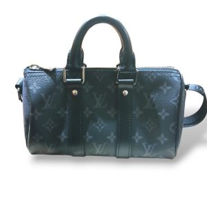 【キーポル・バンドリエール25 モノグラム エクリプス】Louis Vuitton【Aランク】