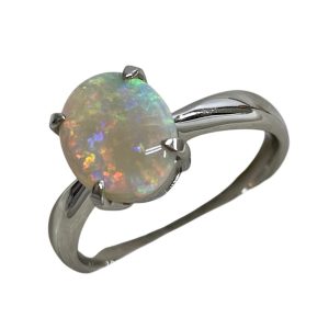 pt900オパールプラチナリングの買取| 柏市|金プラチナ高価買取り