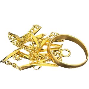 K18（18金）・750刻印 ネックレス リングおまとめ