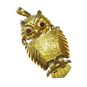 K18(18金)ルビー付きトップ