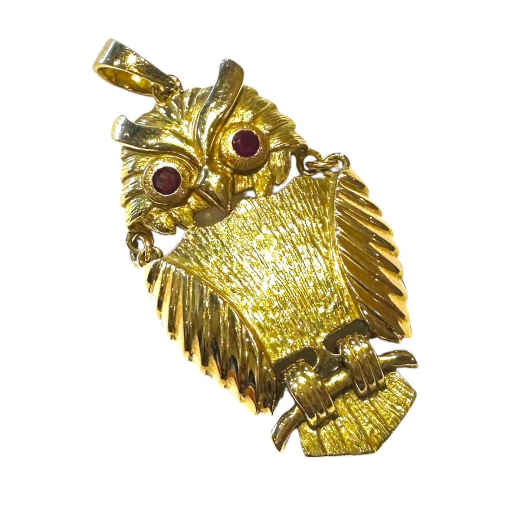 K18(18金)ルビー付きトップ