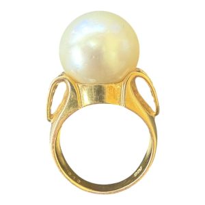 K18 パールリング アクセサリー