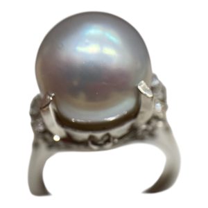Pt900 プラチナ リング 指輪 パール