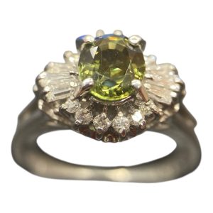 Pt900 プラチナ リング アンダリュサイト