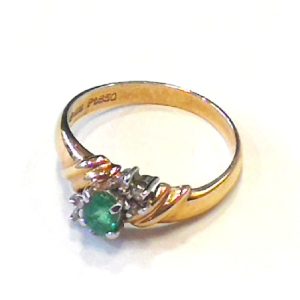 K18/Pt850 コンビリング