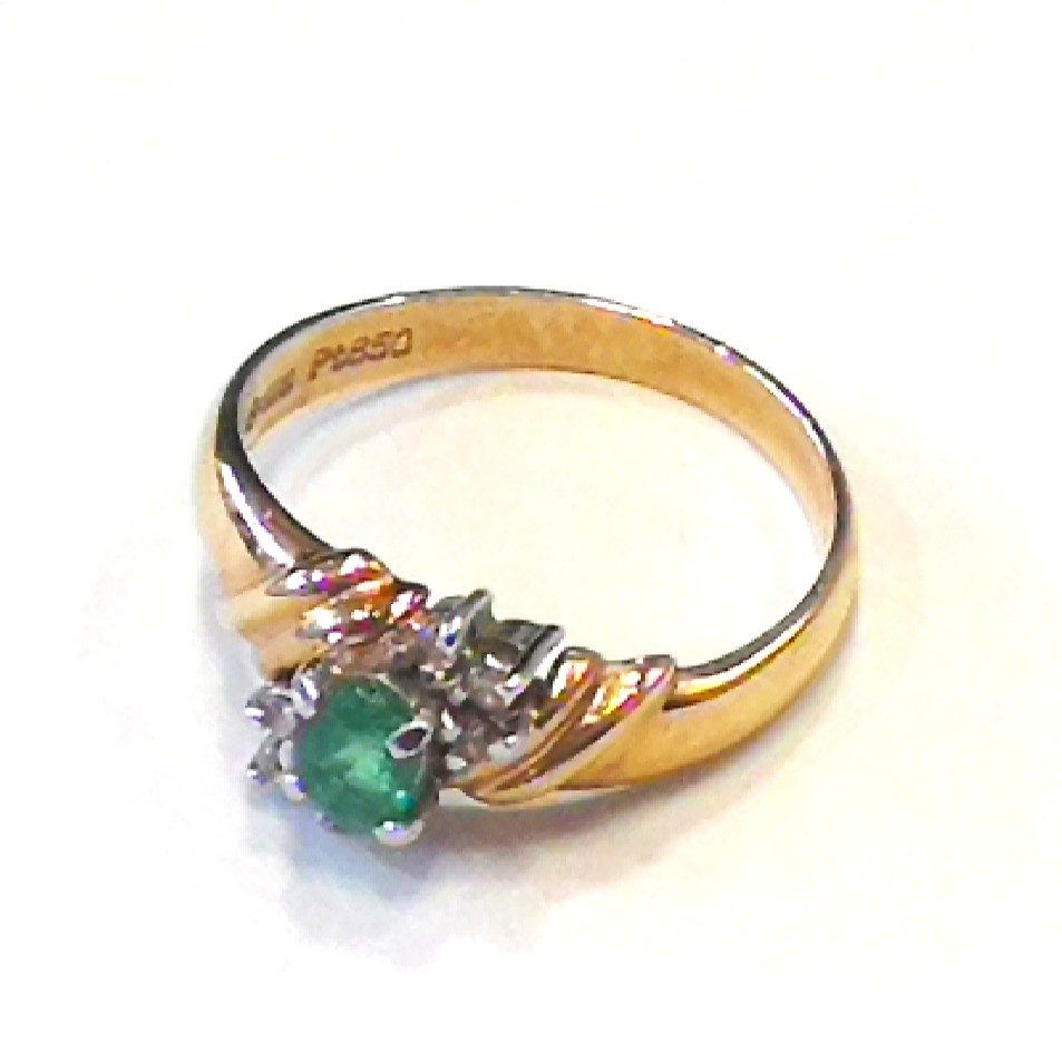 K18/Pt850 コンビリング