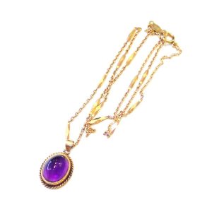 K18 アメジストネックレス
