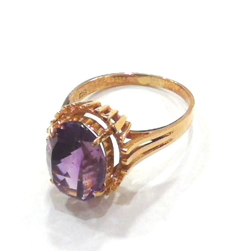 K18 アメジストリング