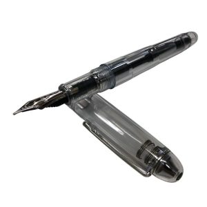 プラチナ 万年筆 センチュリー 3776 透明 クリア ペン先14K B 585 日本製 PLATINUM CENTURY【AFI8】