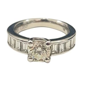 Pt850 ダイヤモンド リング 指輪