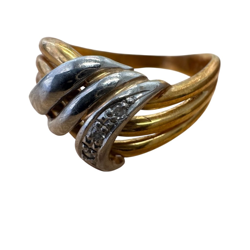 K18/Pt900 コンビリング